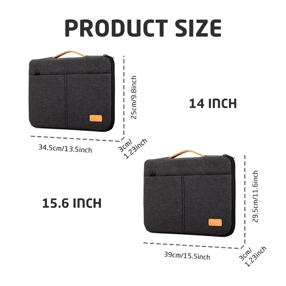 Protective Laptop Sleeve Case for 13.3 14 15.6 16 Inch New Macbook Pro M3 Max M2 M1 Slim Carrying Laptop Bag Men Women