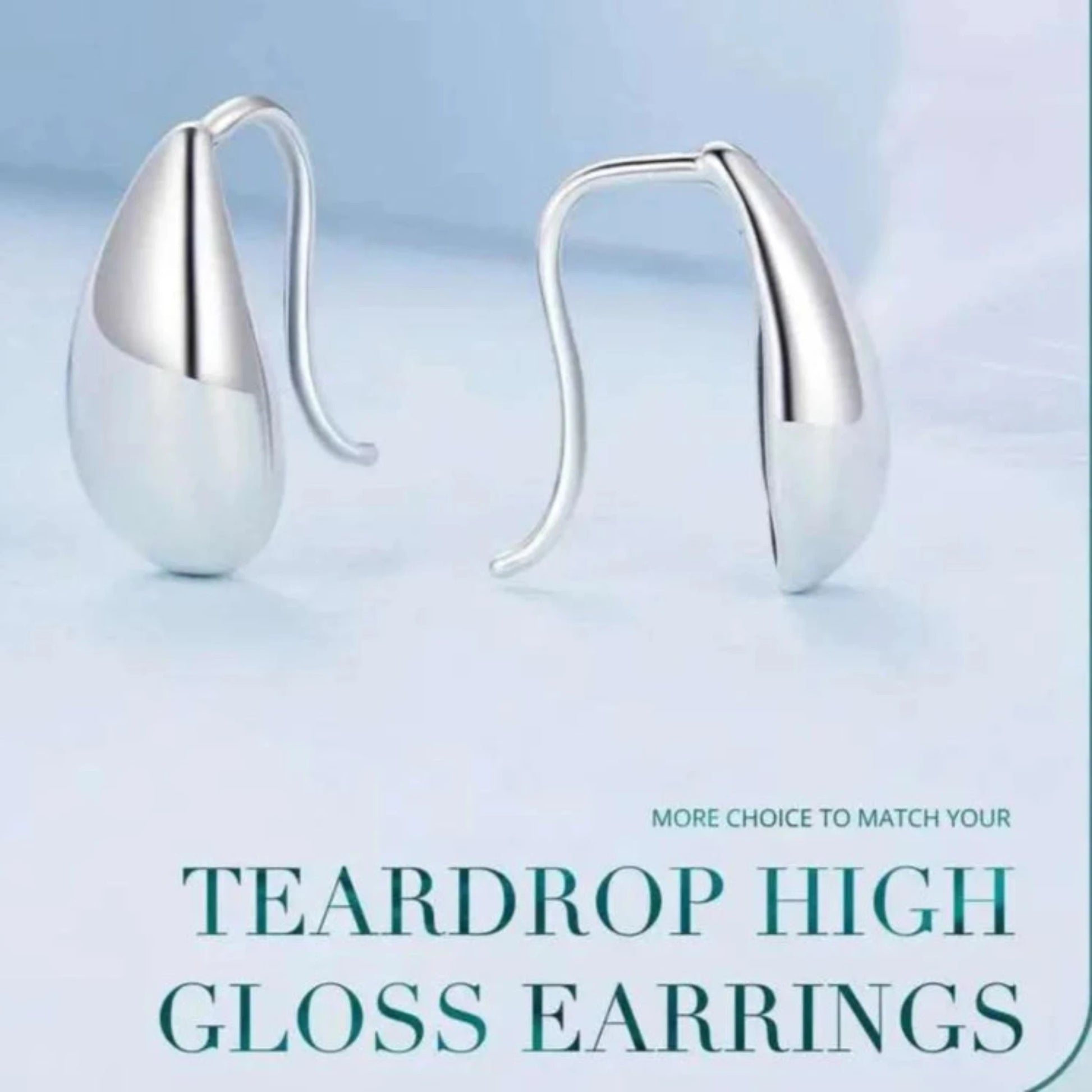 Bamoer Tear Drop Earrings-925 Sterling Silver - Flee Gear