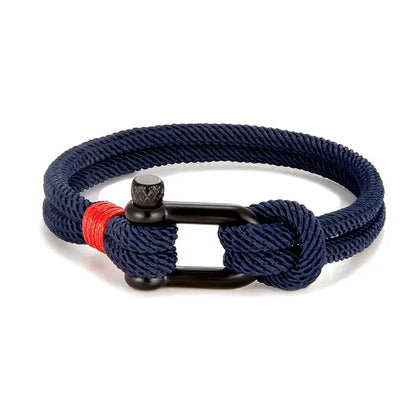 Survival Shackle Bracelet - Black Dark blue / 19cm Flee Gear