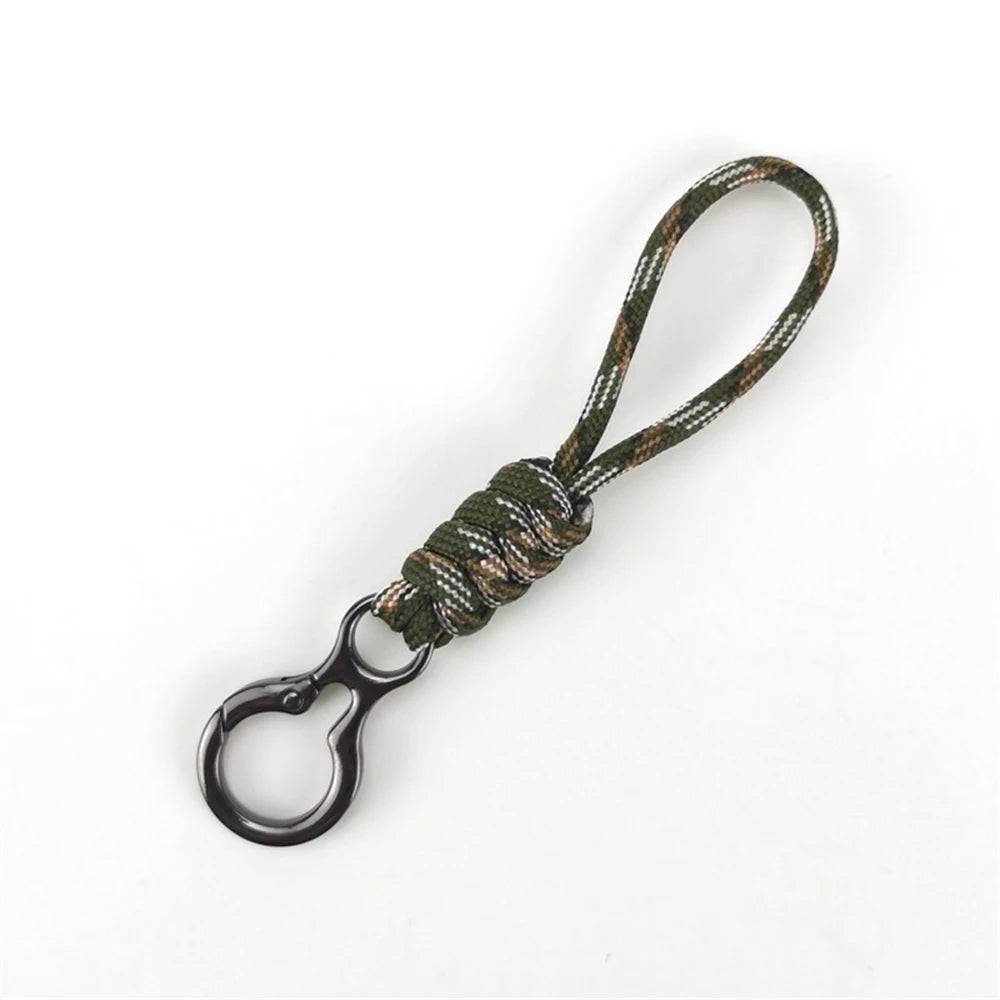 Survival Paracord Keychain - Gray Flee Gear