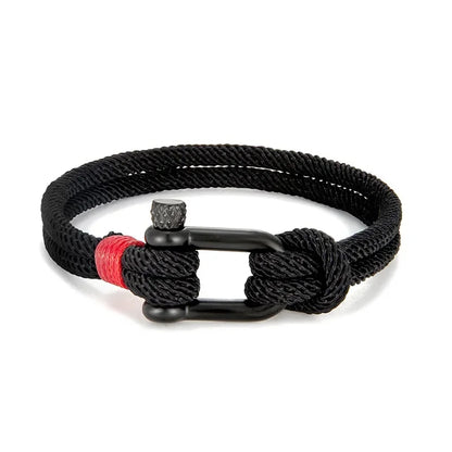 Survival Shackle Bracelet - Black / 19cm Flee Gear