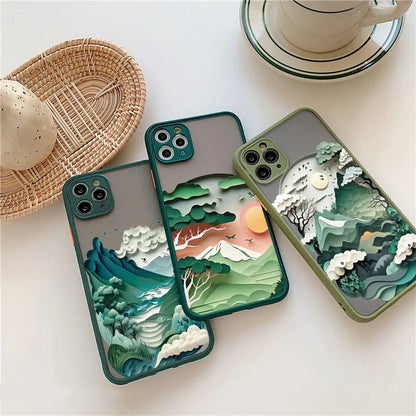 "Mountain Vista Art 3D iPhone Case" - Flee Gear