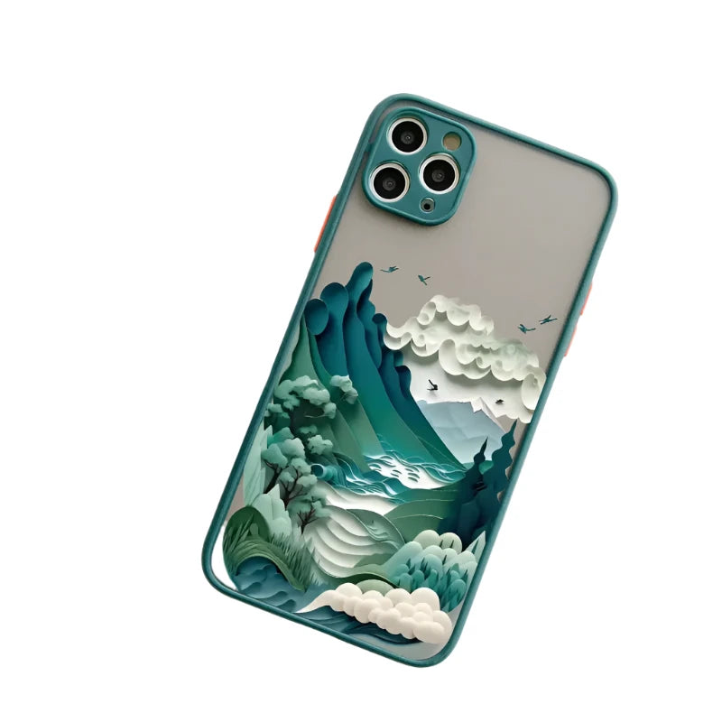 "Mountain Vista Art 3D iPhone Case" - Flee Gear