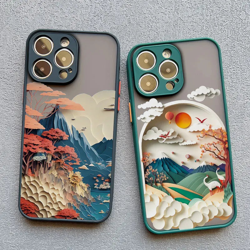 "Mountain Vista Art 3D iPhone Case" - Flee Gear