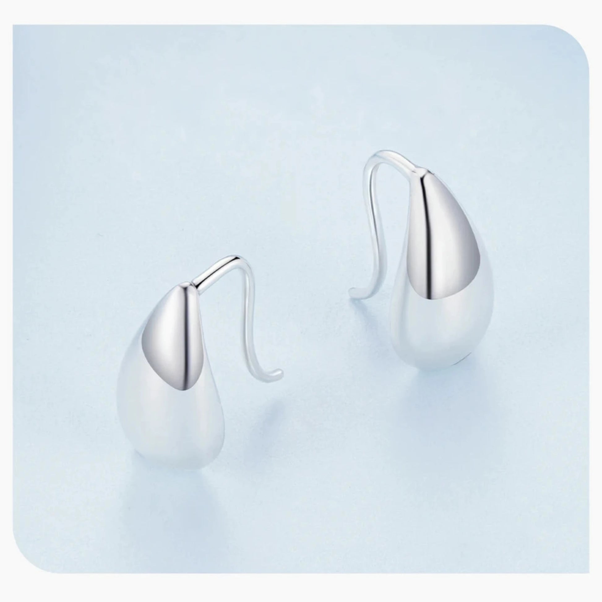 Bamoer Tear Drop Earrings-925 Sterling Silver - Flee Gear