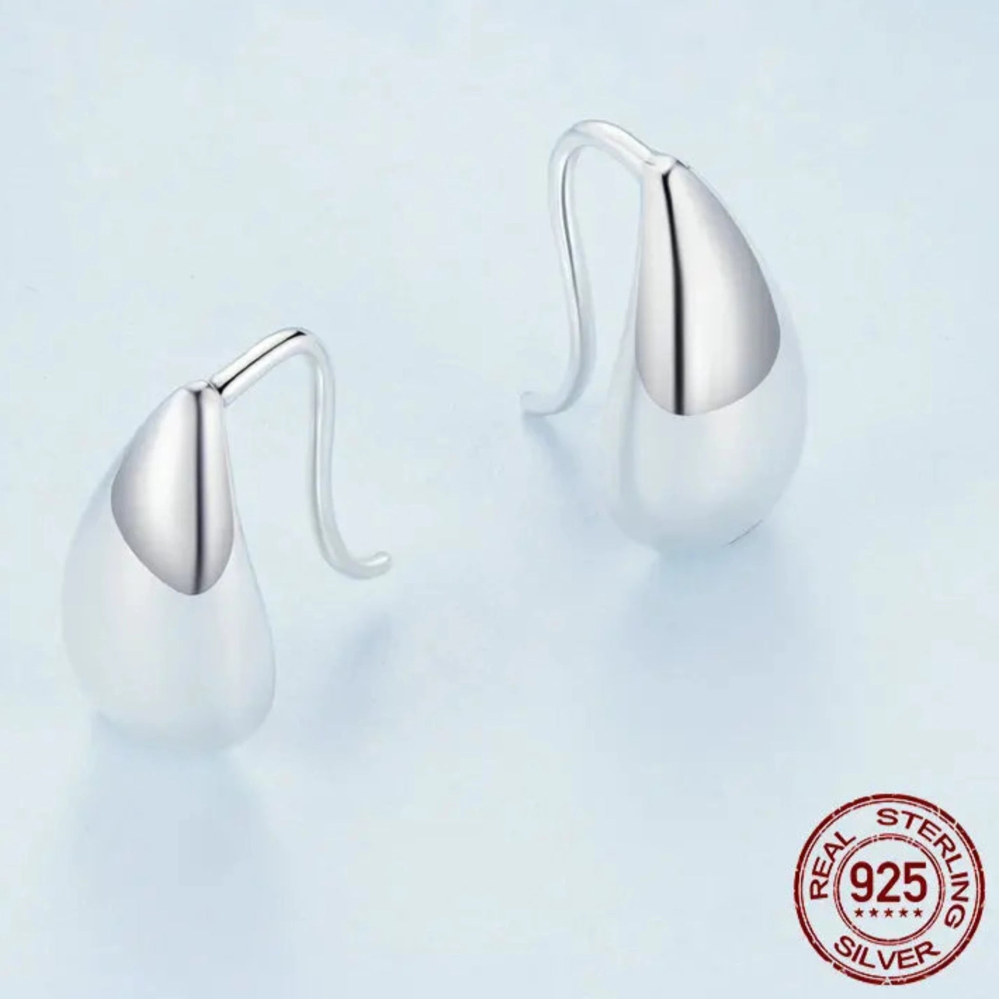 Bamoer Tear Drop Earrings-925 Sterling Silver - Flee Gear