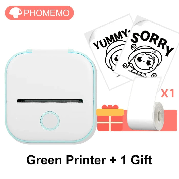 Phomemo T02 Wireless Pocket Thermal Printer - GN Flee Gear