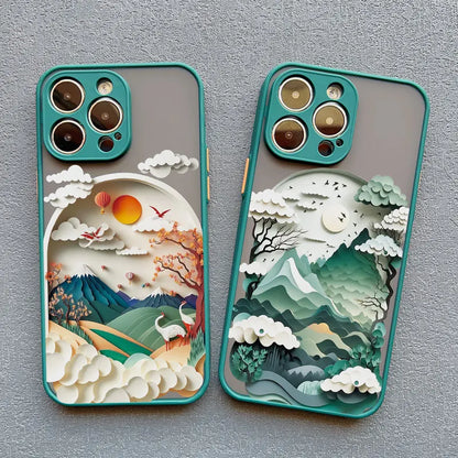 "Mountain Vista Art 3D iPhone Case" - Flee Gear